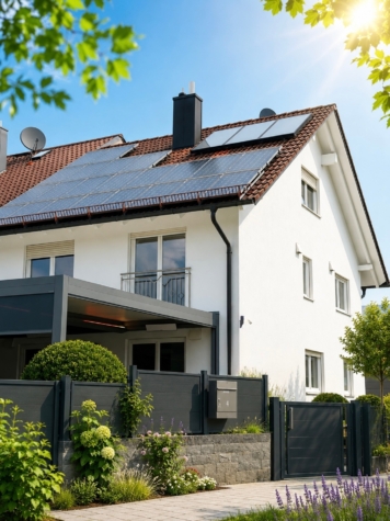 Moderne Doppelhaushälfte mit Pool und Photovoltaik in der Nähe von Landshut zu verkaufen, 84032 Altdorf, Doppelhaushälfte