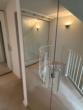 Wendeltreppe mit Flur - 2 Zimmer Maisonette-Wohnung mit Balkon und Blick über Hannover in der List