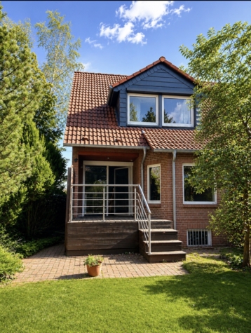 Familienfreundliches Reihenendhaus mit Garten und Garage in Bemerode, 30539 Hannover, Reihenendhaus